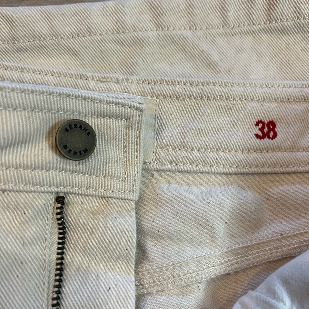 Sezane Le Crop in Mottled Ecru - Picture 6 of 6